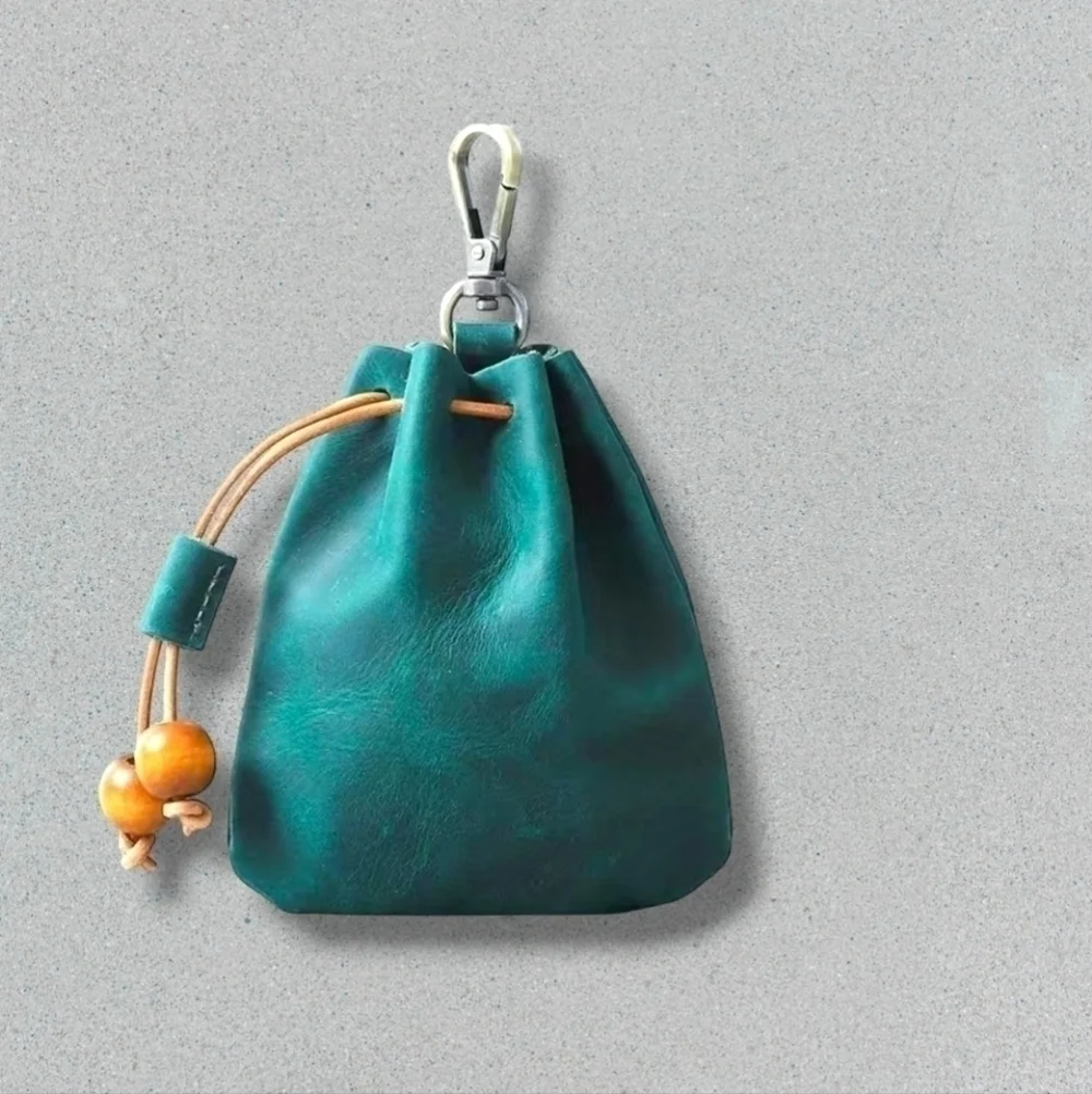 Artisan leather pouch NEW